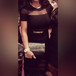 Elliatt Black Midi Dress